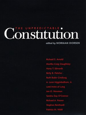 cover image of The Unpredictable Constitution